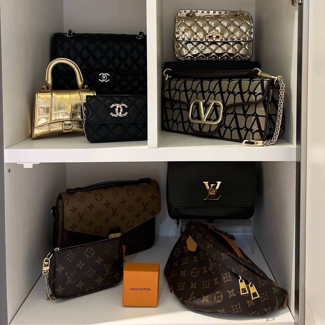 Detalhes de uma organização #bag #bolsas #organization #organização #home #closet #personalorganizer